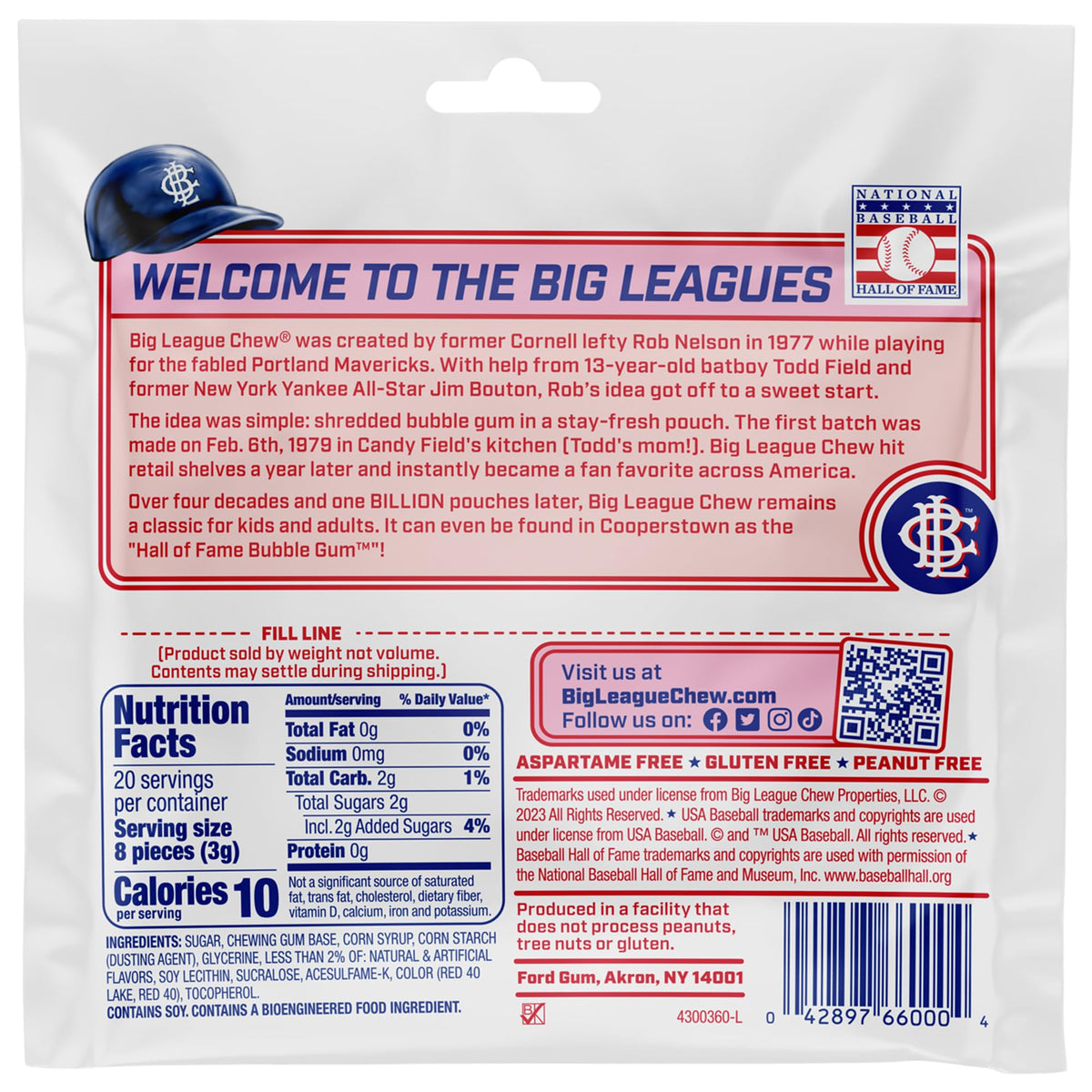 Big League Chew Bulk Variety Pack of 7 - Classic Baseball Bubble Gum Bulk with 7 Flavors for Teams and Parties, Dugout Snacks & Gifts - Nostalgic