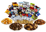 Handcrafted Gift Basket with Chocolates, Cookies, Snacks & Candy. Perfect for Birthdays, Sympathy, Holidays, Clients & Thank You Gifts (Platinum