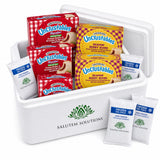 Smucker's Uncrustables Frozen Sandwich Variety Pack, Whole Wheat Peanut Butter & Strawberry Jam and Morning Protein Peanut Butter & Mixed Berry