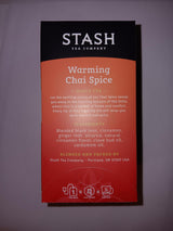 Black Tea-Chai Spice Stash Tea, 20 Count (Pack of 1)