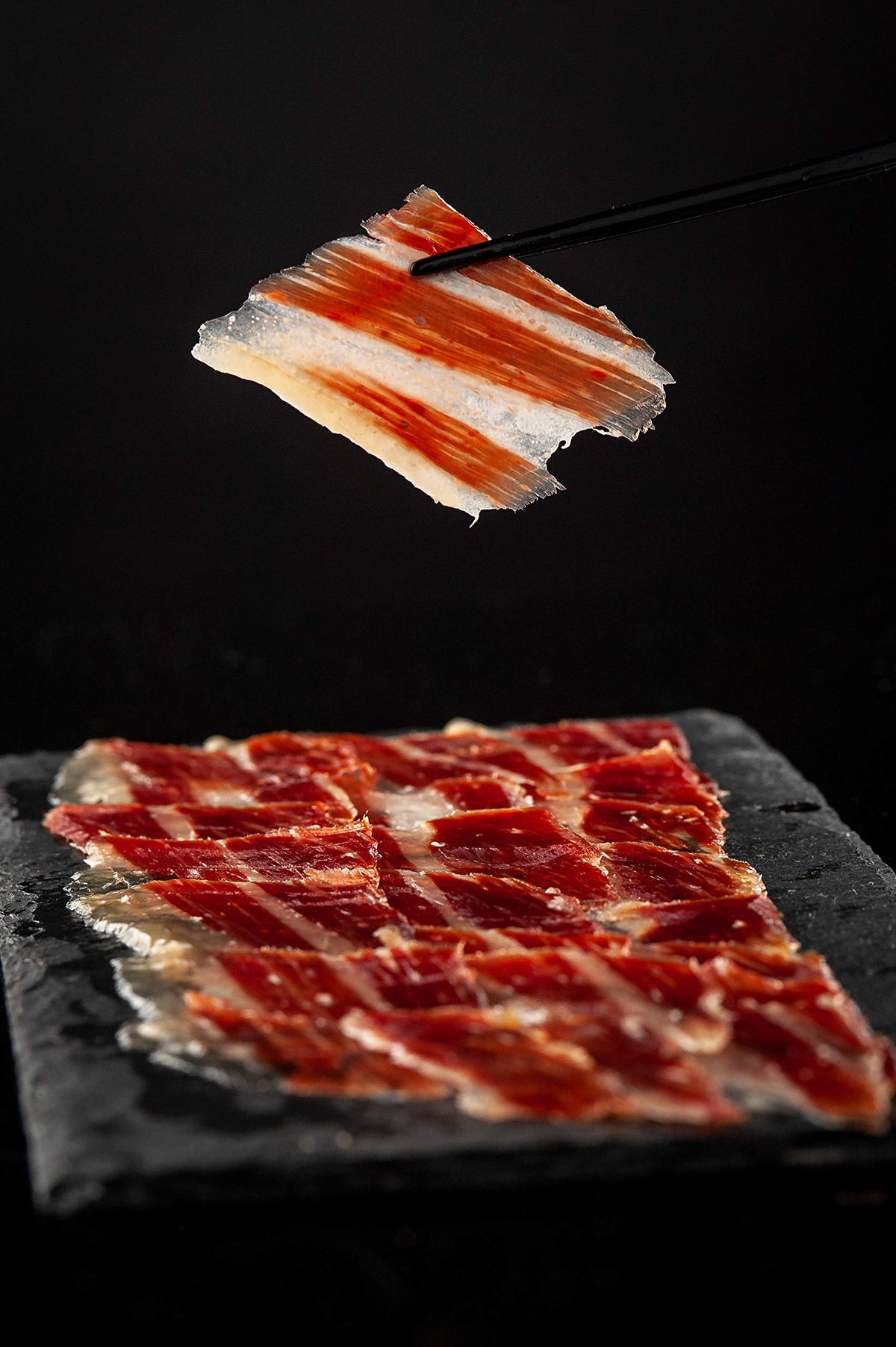 Iberico Ham de Bellota Shoulder (Paleta) Cured for 24 Months, Between 20-25 Servings, 10-12 lbs from Fermin Plus Ham Holder and Iberico Ham Knife