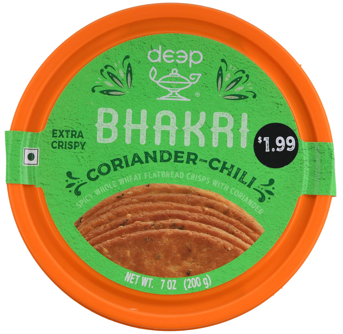 CorianderChili Bhakri (7oz)