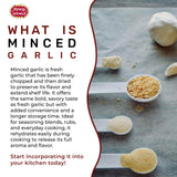 Spicy World Minced Garlic 5 LB Jar - Gluten Free, Dehydrated Garlic Minced, Non-GMO, Bulk Jar, Bold Flavor for Cooking, Seasoning, and Spice Blends