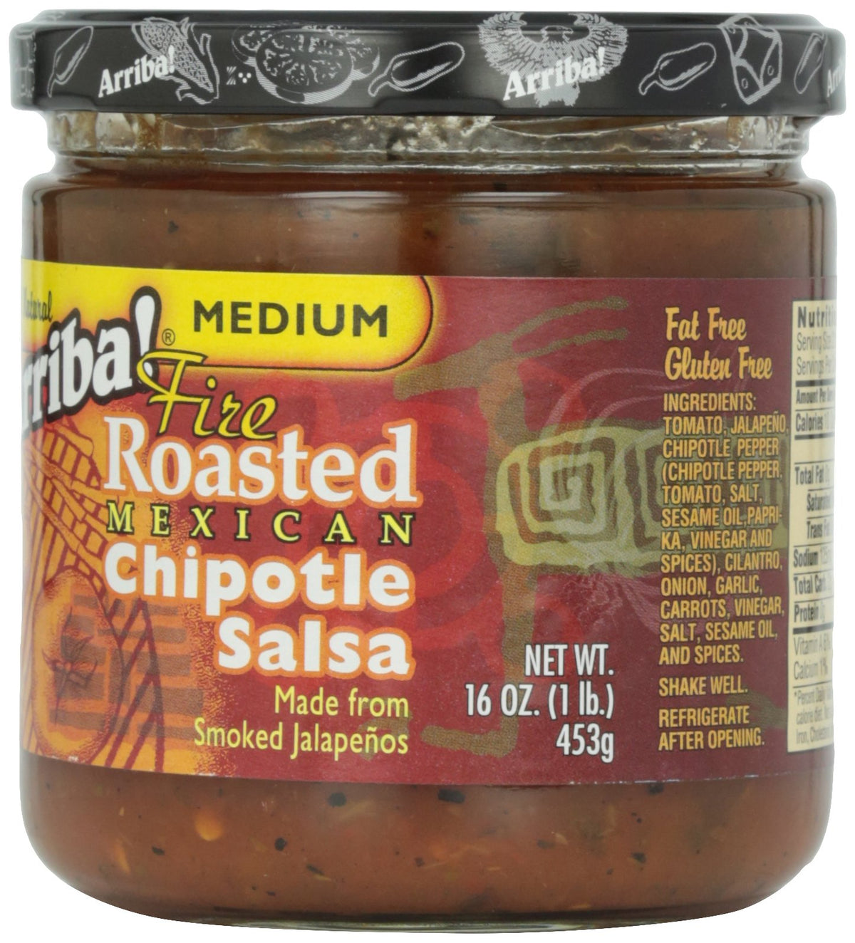 Arriba Chipotle Salsa, 16 oz