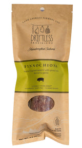 Driftless Provisions Artisanal Finnochiona Uncured Dry Salami - Naturally Fermented - Nitrate and Nitrite Free* - Antibiotic and Hormone Free