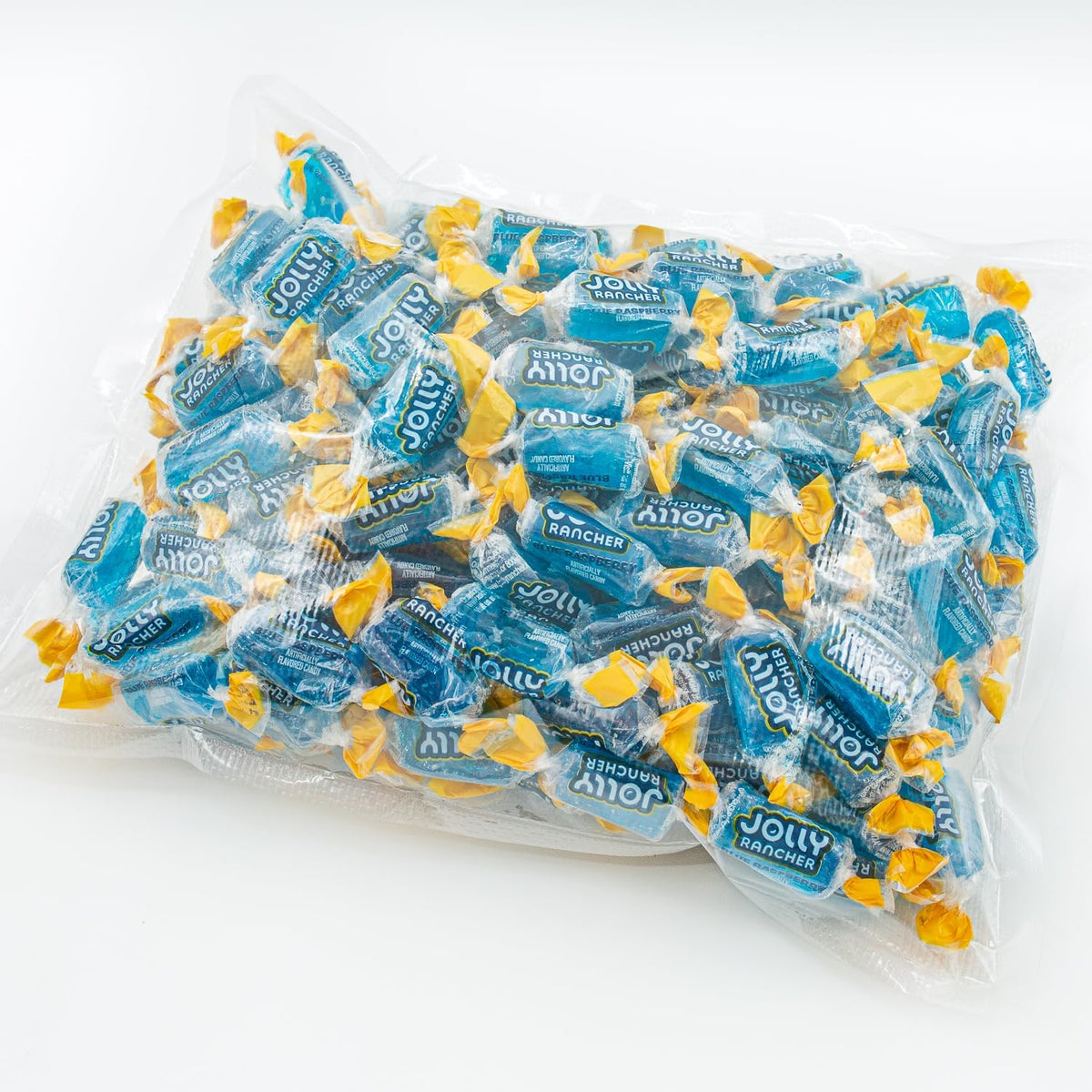 BLUE RASPBERRY Hard Candy Original Flavor 1 lb - Bulk Bag, Individually Wrapped (74 Pieces)