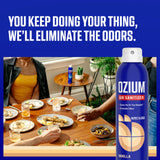 Ozium 8 Oz. Air Sanitizer & Odor Eliminator for Homes, Cars, Offices and More, Vanilla Scent, Pack of 1