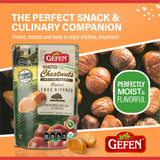 Gefen Organic Whole Peeled and Roasted Chestnuts, 3oz (3 Pack) | Chestnuts Peeled and Ready to Eat | Great for Cooking & Baking | Gluten Free | Kosher
