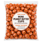 Sugar Free Mini Peanut Butter Cups Candy Individually Wrapped Bulk Bag - 5 lb (Approx. 250 pieces)