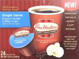 Tim Hortons French Vanilla Coffee 72 Count