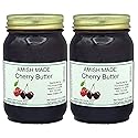 Amish Jam - Two 18 Oz Jars (Cherry Butter)