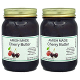 Amish Jam - Two 18 Oz Jars (Cherry Butter)
