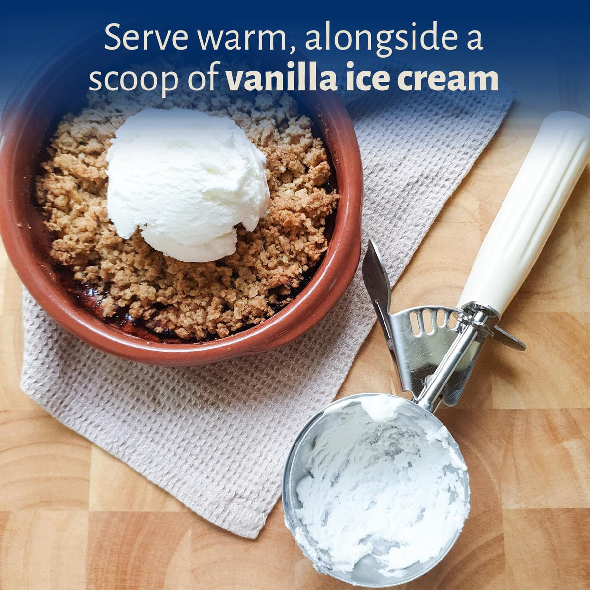 Calhoun Bend Mill Blueberry Crumble Mix | Delicious Easy to Make Crumble Dessert | Perfect for Blueberries or Your Favorite Fruits | Classic Dessert | Ideal for Baking Enthusiasts - 8 Oz (Pack of 1)