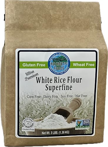 Authentic Foods Superfine White Rice Flour - 3lb