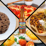 Chiletico Caribbean Medium Hot Sauce - 3-Pack of Authentic Costa Rican Salsa Picante - Balanced Heat with Fresh Vegetables and Spices - 4.9 oz Each