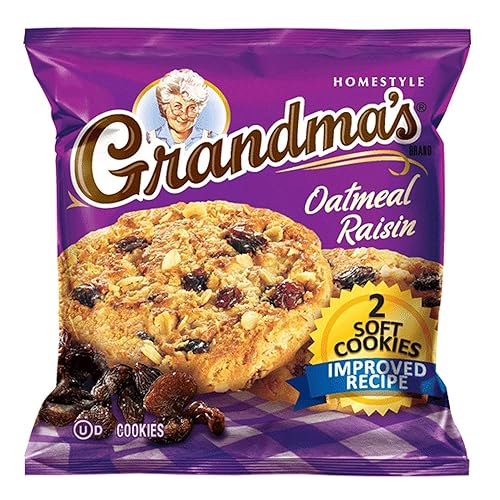 Grandma's Oatmeal Raisin Cookie - 2 Cookies/Pack (33 Total Packs / 66 Cookies)