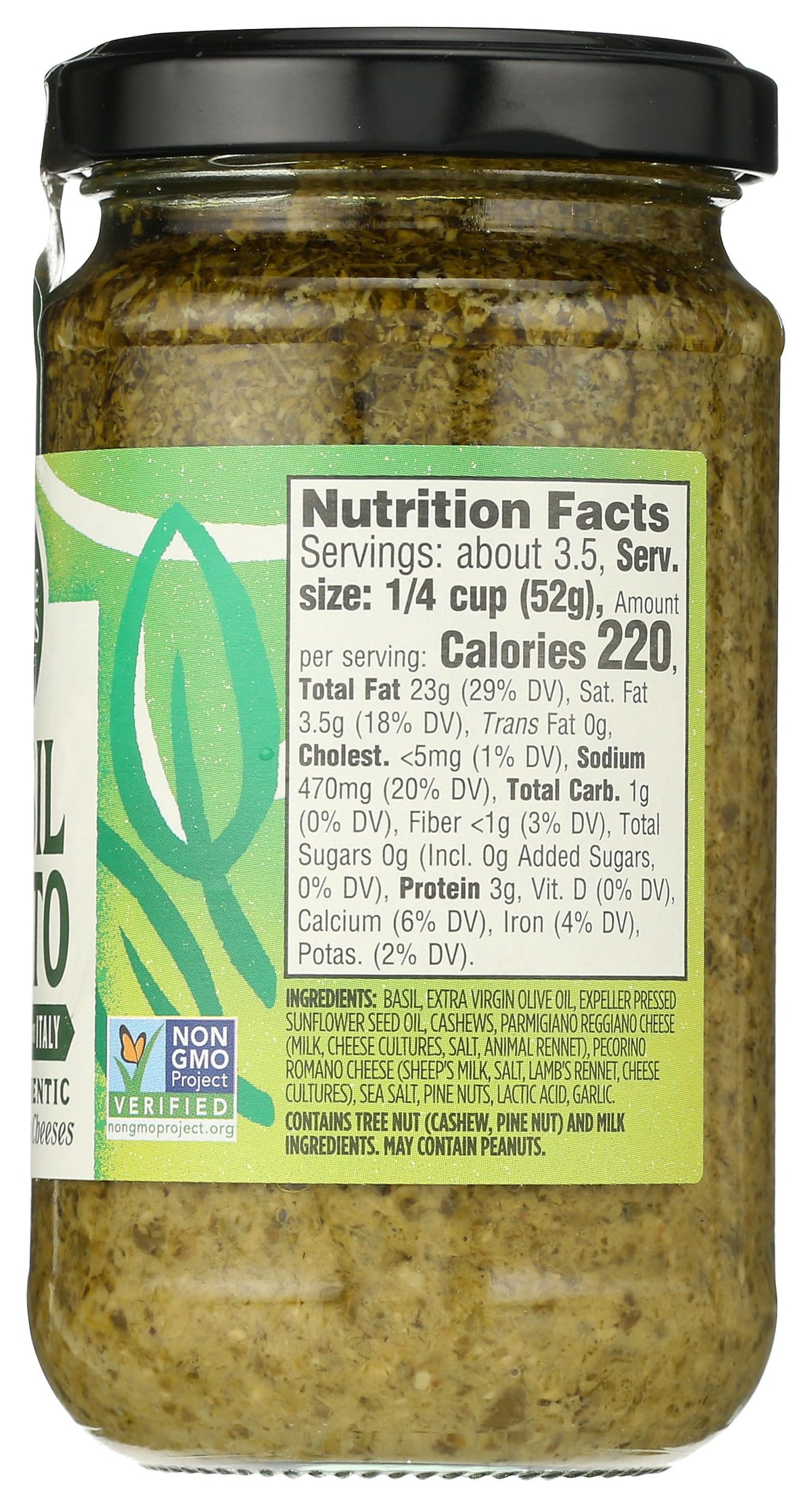 Whole Foods Market, Basil Pesto, 6.5 Ounce