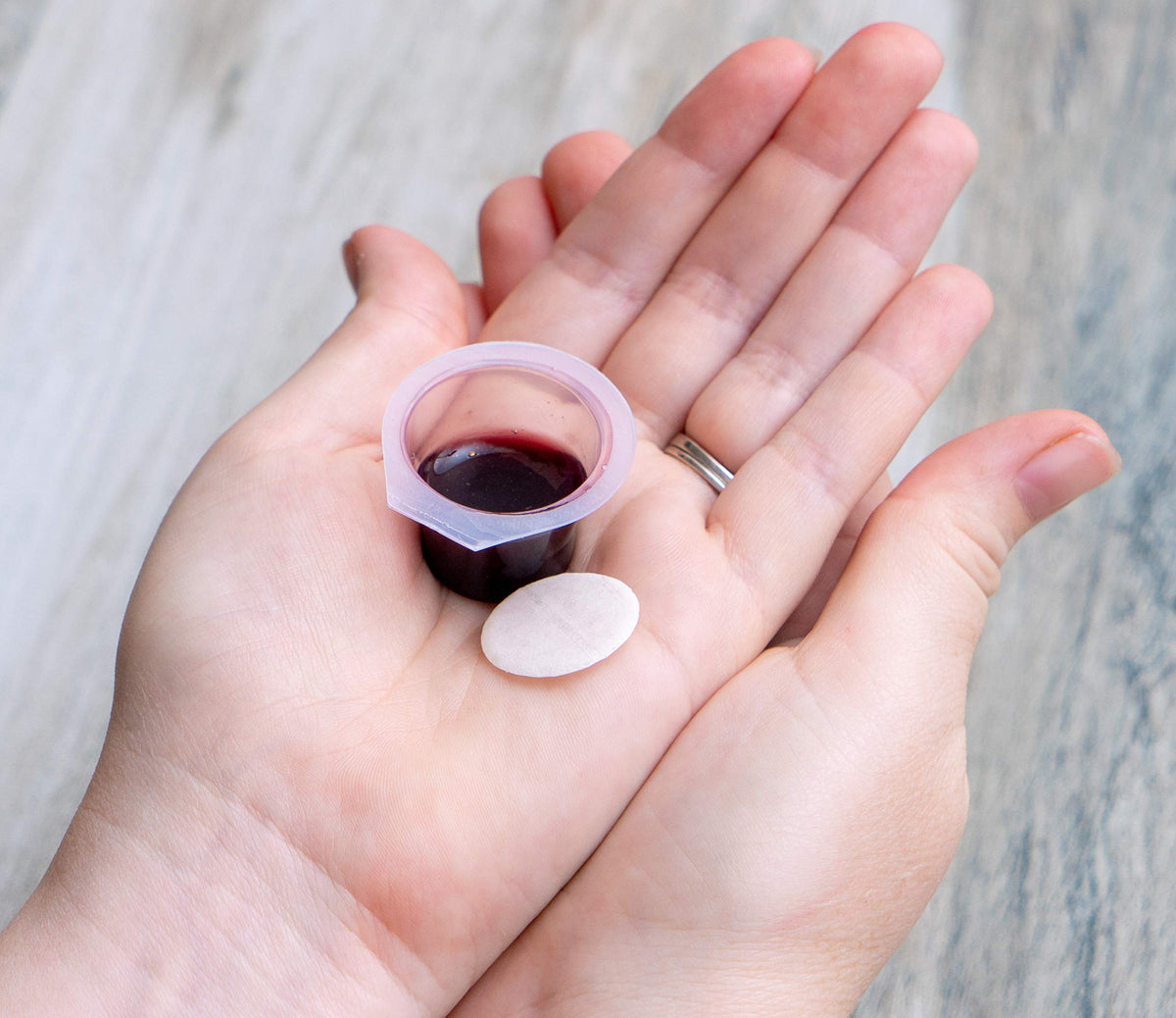 Celebration Cup 3 Prefilled Communion Cups - Visitation Pack