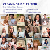 Clean People Laundry Detergent Sheets- Recyclable Packaging, Hypoallergenic, Stain Fighting, Works with All Machines including HE (384 Count, Fresh