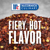 McCormick Culinary Crushed Red Pepper, 13 oz - One 13 Ounce Container of Crushed Red Pepper Flakes, Perfect for Sprinkling Onto Pizza, Beef, Pork