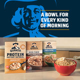 Quaker Instant Oatmeal Fruit & Cream Variety Pack, Single Serve Packets, (44 Pack)