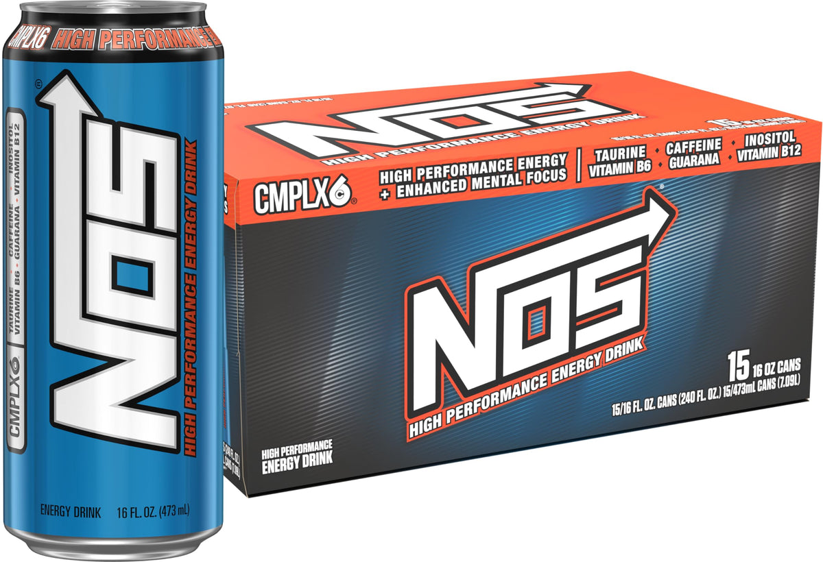 NOS Original: High Performance Energy Drink. 16 Fl oz