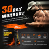 Tradesman Nutrition Shred, Orange Thermogenic Support Energy Drink Powder Packets, Energy & Focus Support Formula for Men & Women, 30 Sachets