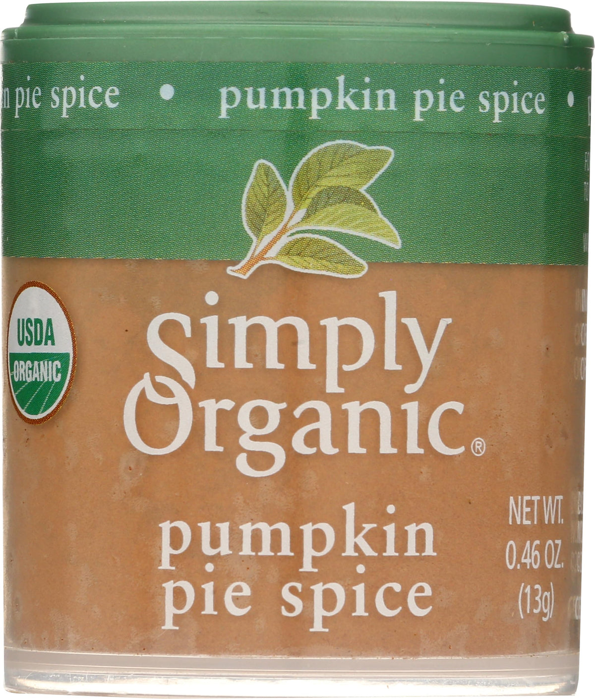Simply Organic Pumpkin Pie Spice, Certified Organic, Kosher, Mini Spices | 0.46 Ounce (Pack of 1)