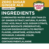 Diet Canada Dry Ginger Ale Soda, 12 Fluid Ounce Bottle, 8 Count