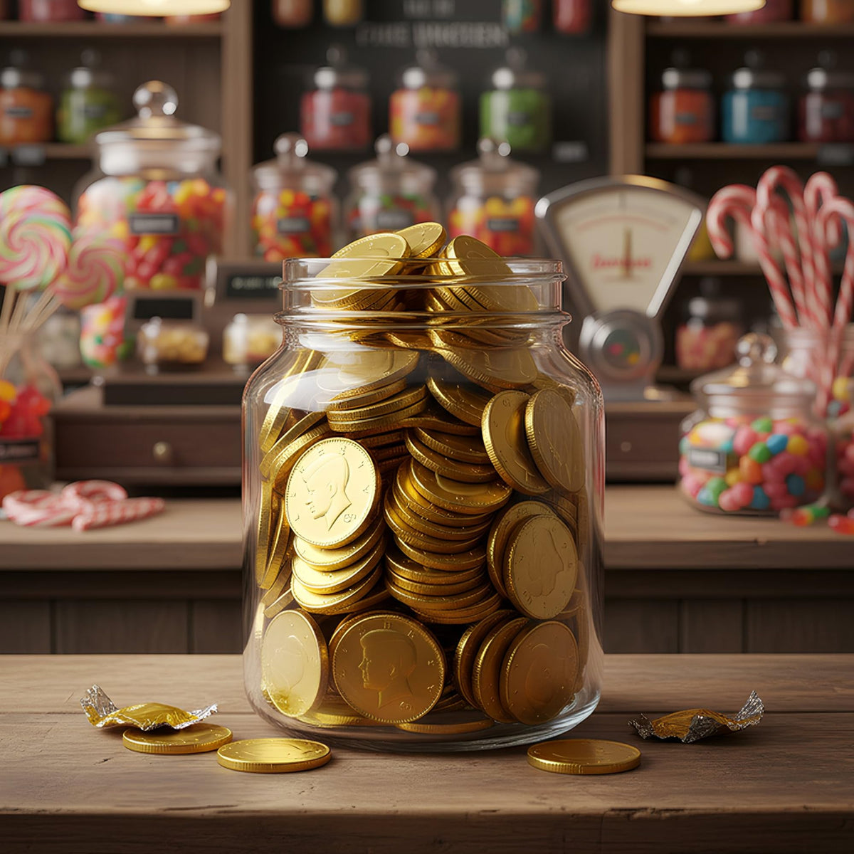 Chocolate Large Gold Coins 5lb Bag