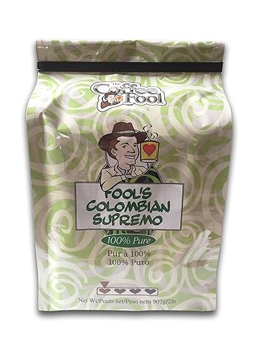 Coffee Fool’s Colombian Supremo, 2 Pound (Coarse Grind)