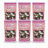 Freeze Dried Ice Cream Sandwich Bites - Vanilla - Crunchy & Sweet Snack 2.5oz Freeze-Dried Space Ice-Cream Pack Dehydrated Resealable Gift Bag - 6