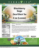 Blackberry Sage Decaf Black Tea (Loose) (4 oz, ZIN: 533937)
