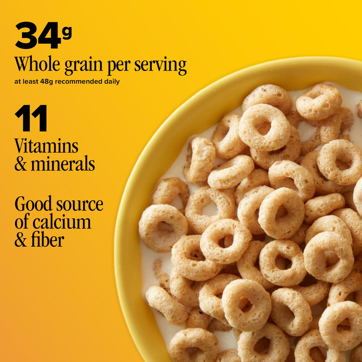 Cheerios, Heart Healthy Gluten Free Breakfast Cereal, Large Size, 12 oz