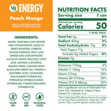 V8 Energy Peach Mango Energy Drink, 8 fl oz Can