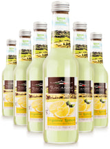 Tuscanini Organic Cold Pressed Sparkling Lemon Soda (6 Pack) Contains 16% Real Juice! No Food Coloring or Artificial Flavors, Product of Italy