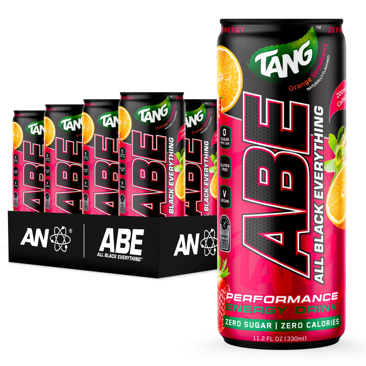 All Black Everything Performance Energy Drink | Zero Calories, Sugar Free | 200mg Caffeine | Beta Alanine & Citrulline | Pre-Workout Sport Drink