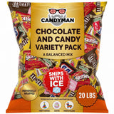 Candyman Easter Candy Variety Pack, 20 lb Bulk Individually Wrapped Candy