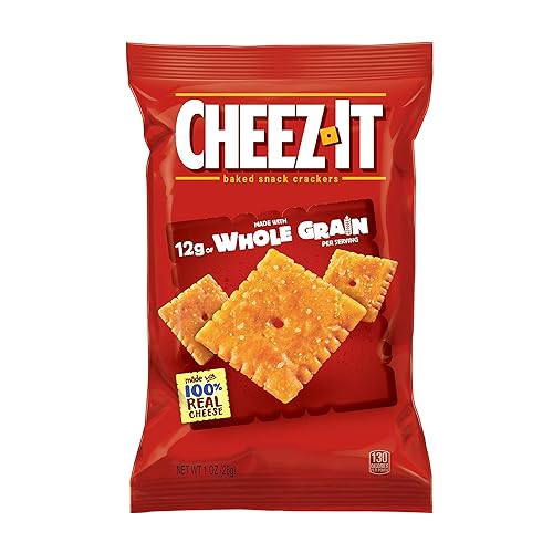 Cheez-It Crackers Made with Whole Grain, 1 Ounce, 60 Count