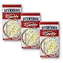 DeLallo Arborio Rice, For Risotto, Made in Italy, Short Grain Rice with High Starch Content, Gluten-Free, Kosher, Non-GMO, Vegan, Preservative Free, 17.6 oz Box, (3 Pack)