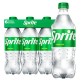 Sprite Lemon-Lime Caffeine Free Soda Soft Drink Bottles, 16.9 fl oz, 6 Pack