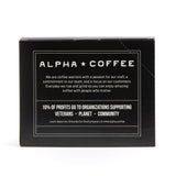 Alpha Coffee - Dawn Patrol Breakfast Blend - 24 Count Coffee Pods - Premium Gourmet Medium-Light Roast Coffee | Veteran Owned - Specialty Small Batch