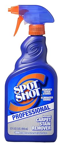 Spot Shot Professional Instant Carpet Stain Remover with Trigger Spray, 32 OZ (2-Pack)