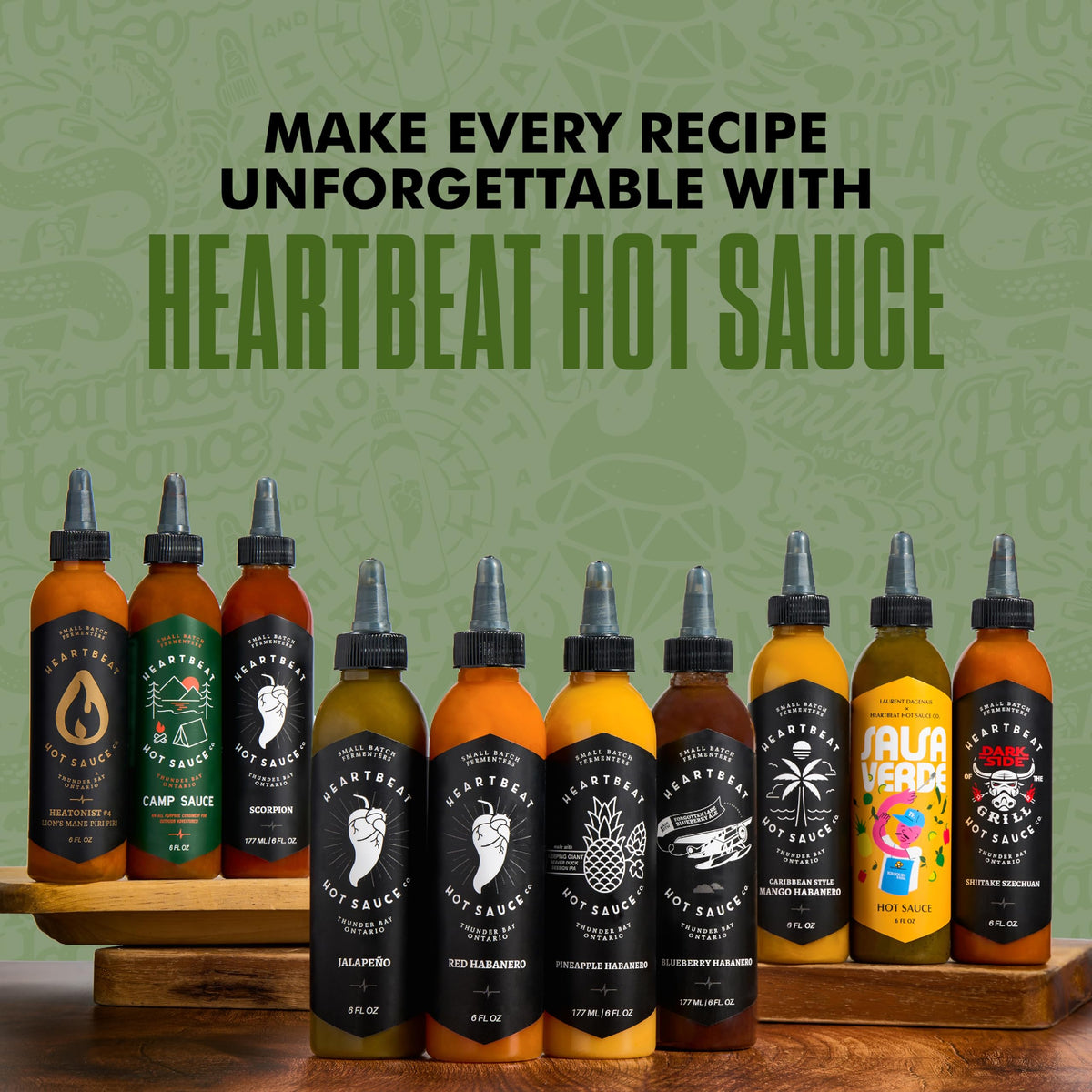 Heartbeat Hot Sauce Co. | Jalapeno 6 oz. 3 pack