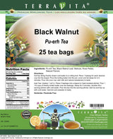 Black Walnut Pu-erh Tea (25 tea bags, ZIN: 532954)