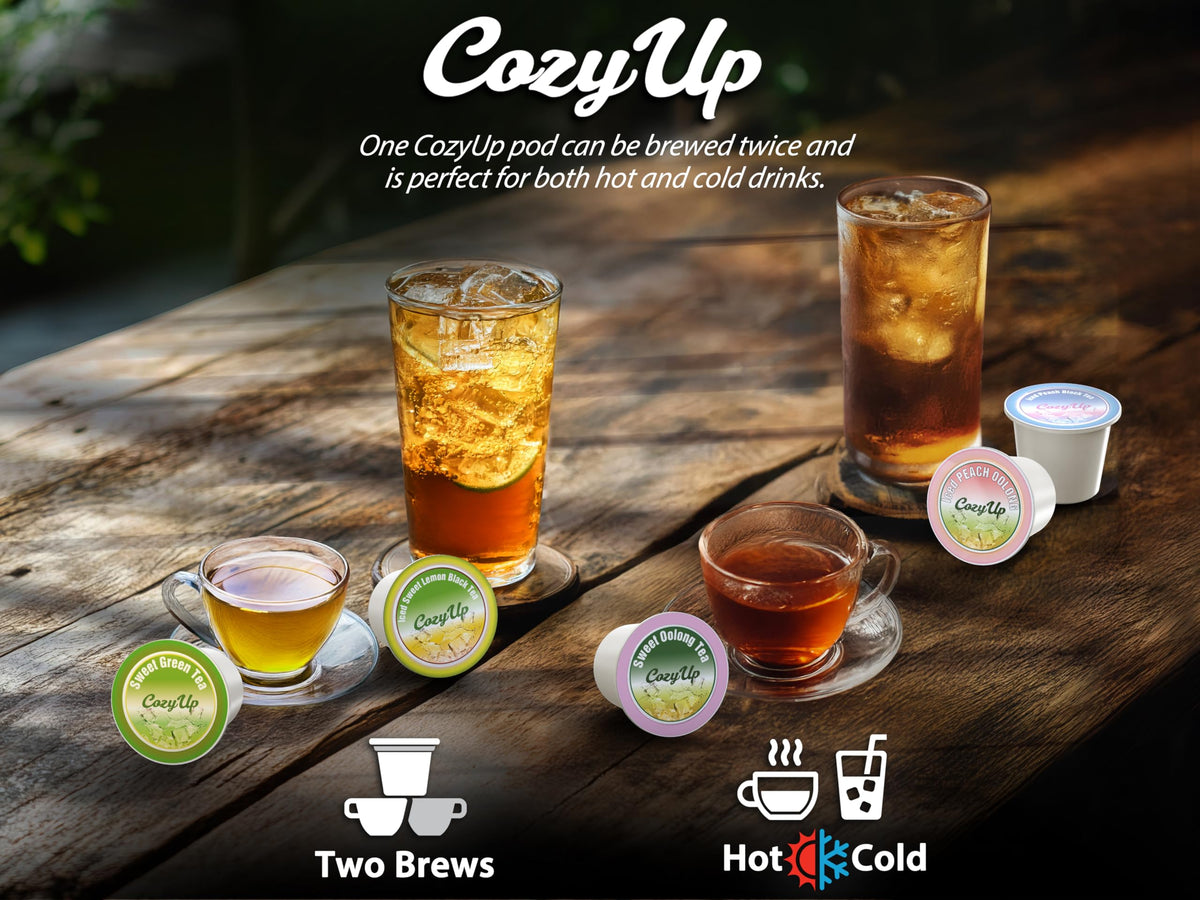 Cozy Up Ginger Black Tea K-Cup Pods, 36-Count, Compatible with Keurig Brewers
