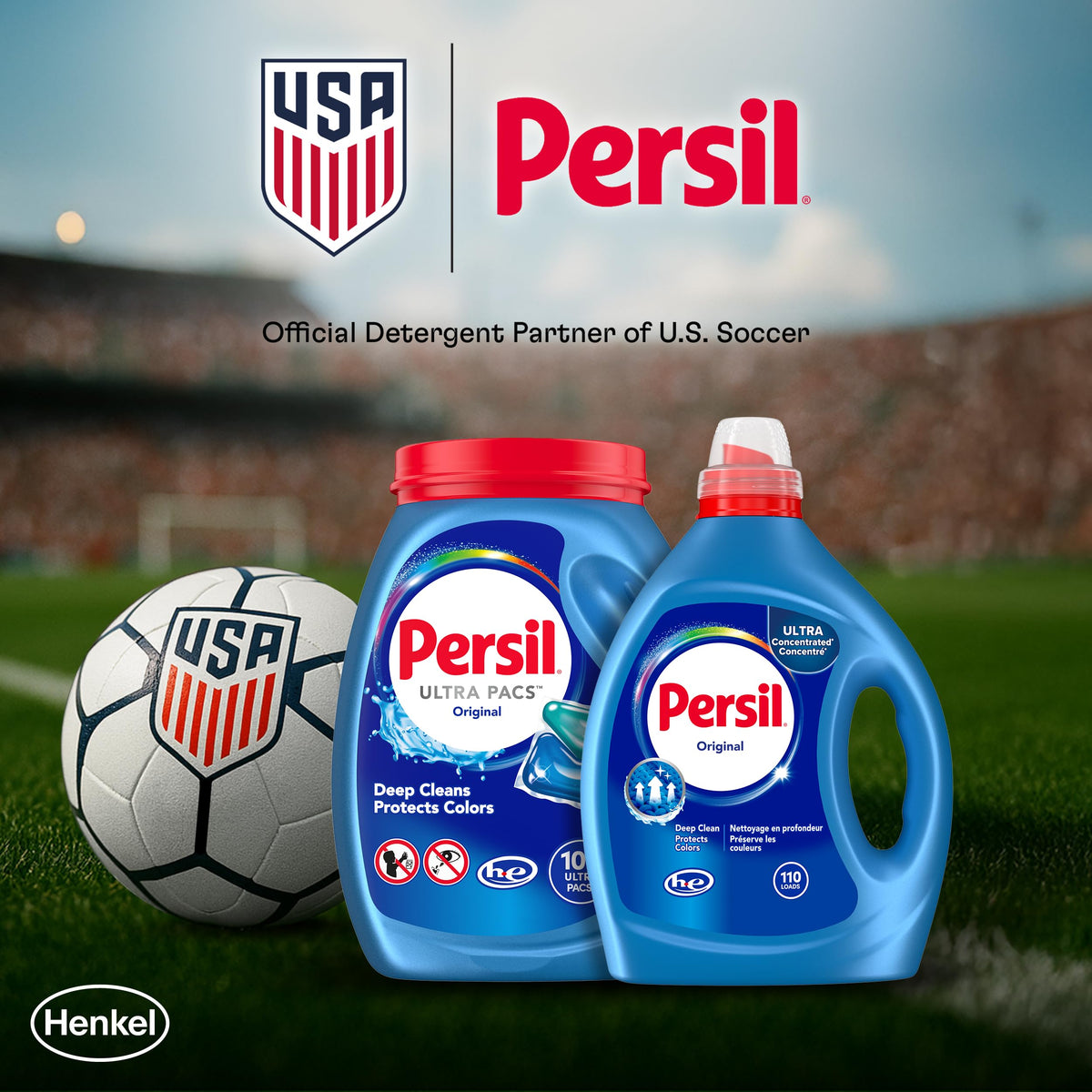 Persil Ultra Pacs Intense Fresh Everyday Clean Laundry Detergent, 100 count