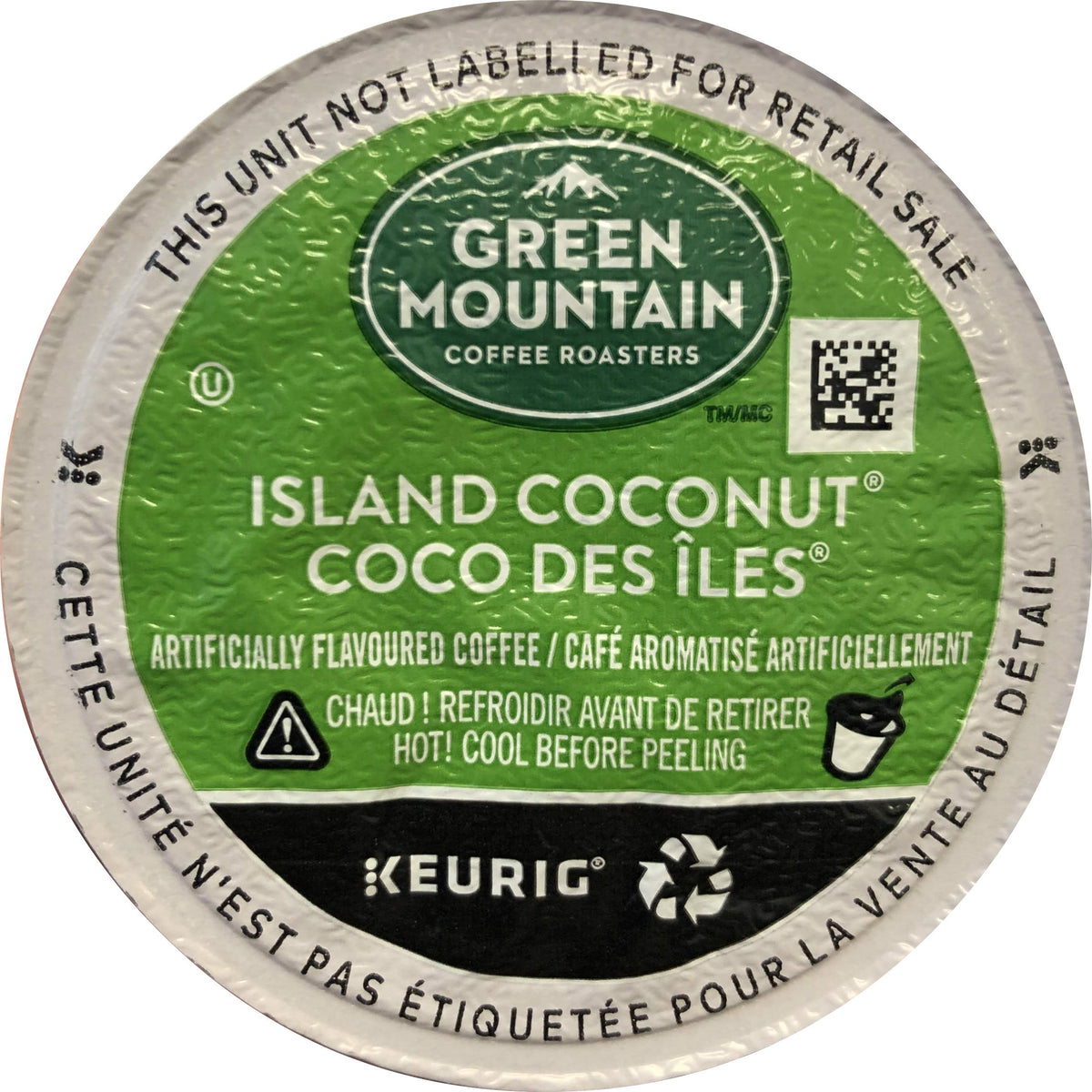 Green Mountain Coffee Island Coconut - 18 ct