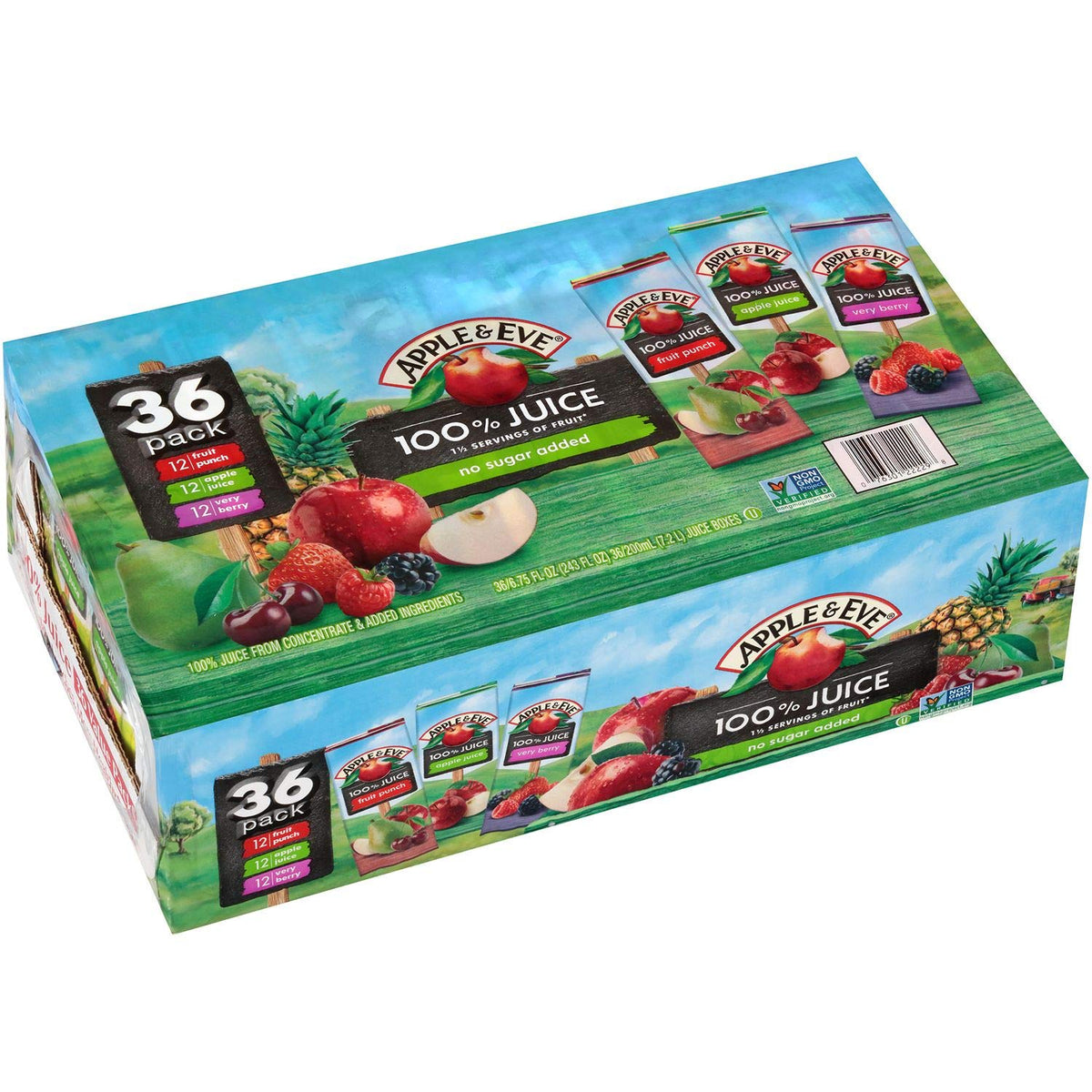 Apple & Eve Juice Box Variety - 36/6.75 oz. (2 Pack)