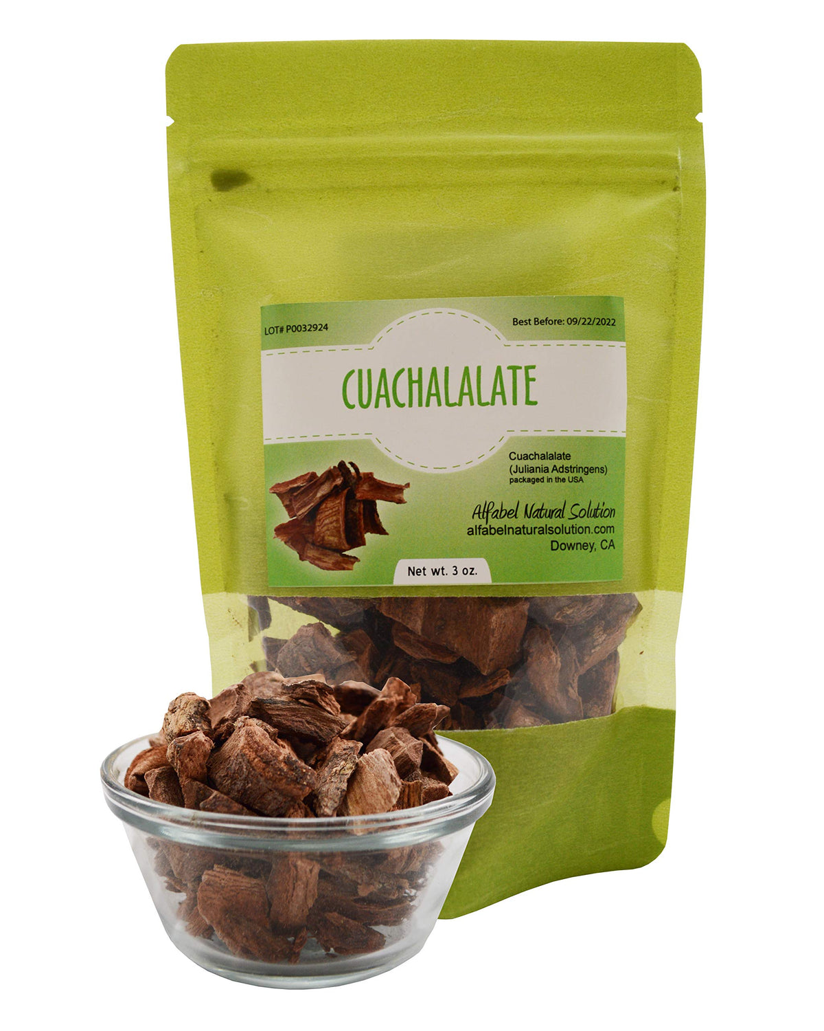 Cuachalalate - (Juliana Adstringens) 3oz - Resealable Stand up Pouch